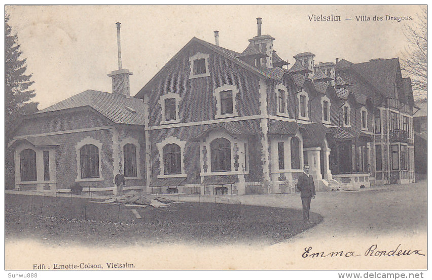 Vielsam - Villa Des Dragons (animée, Edit. Ernotte-Colson, Précurseur, 1905) - Vielsalm