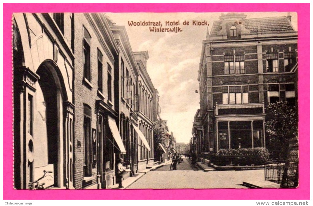 Winterswijk - Wooldstraat - Hotel De Klock - Animée - J. BAARSCHERS - Winterswijk