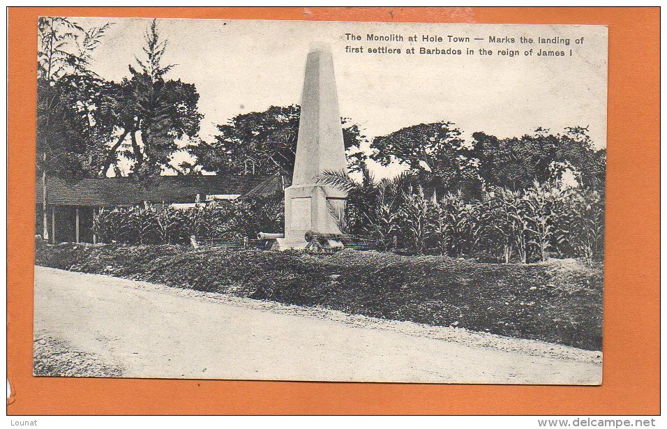 BARBADOS Views - The Monolith At Hole Town - Barbados