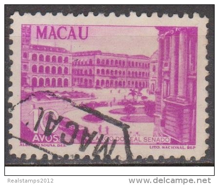 MACAU - 1948,  Motivos Locais,  10 A.  D. 11   (o)  Afinsa  Nº 331 - Oblitérés
