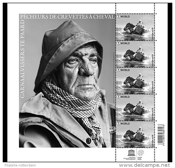 België / Belgium - Postfris / MNH - Sheet Garnalenvissers Te Paard 2015 - Ungebraucht