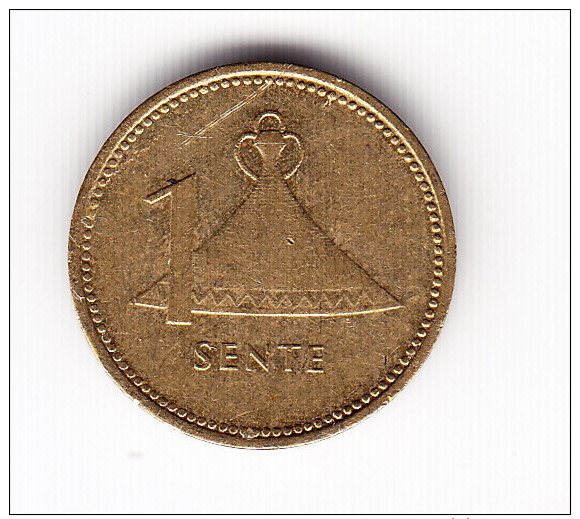 1992 Lesotho 1 Sente Coin - Lesotho