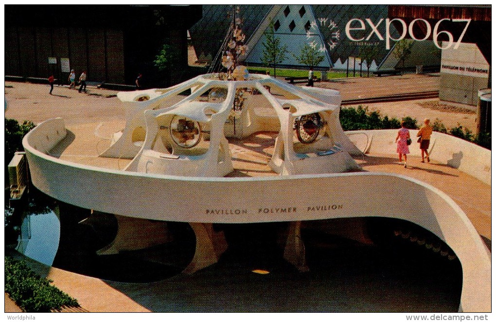 Canada Montreal 1967 Expo 67 / World Exhibition "Polymer Corporation Pavilion" Post Card-XV - 1953-.... Reinado De Elizabeth II