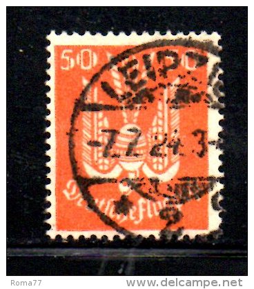 GERMANIA IMPERO 1924 , Posta Aerea  N . 23  Usato - Poste Aérienne & Zeppelin