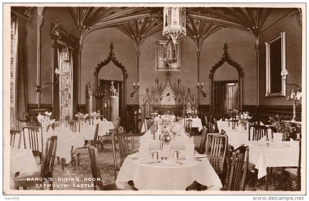 ROYAUME-UNI  - UK - ECOSSE - TAYMOUTH CASTLE - Baron's Dining Room - Perthshire