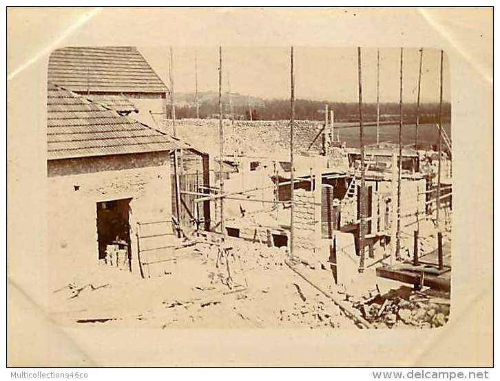 02 - 130216 - PHOTO 1921 - SAINT THIBAUT - Construction Maison échafaudage - Otros & Sin Clasificación