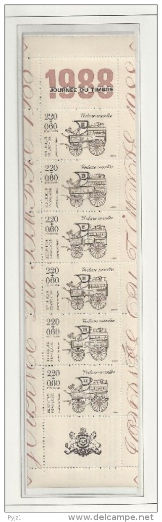 1988  MNH France Carnet/booklet, Postfris - Stamp Day