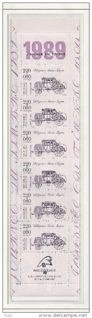 1989  MNH France Carnet/booklet, Postfris - Stamp Day