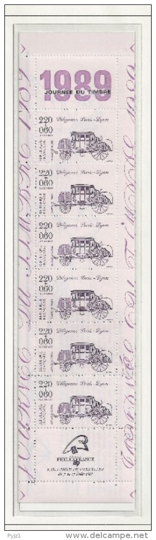 1989  MNH France Carnet/booklet, Postfris - Journée Du Timbre