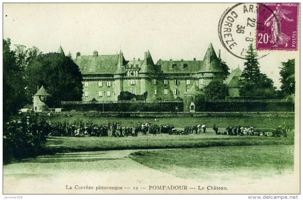 POMPADOUR - (19230) - CPA N°12 - La Corrèze Pittoresque - Arnac-Pompadour, Le Château - Arnac Pompadour