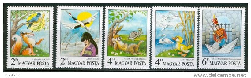 HUNGARY-1987. Fairy Tales Cpl.Set   Mi:3937-3941. MNH!!! 4.50EUR - Neufs