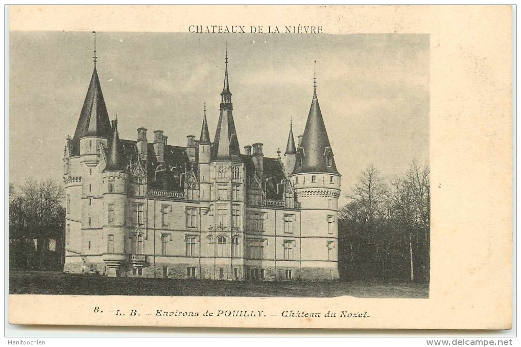 DEP 58 CHATEAU DE LA NIEVRE LOT DE 18 CARTES COLLECTION DES CHOCOLATS AIGUEBELLE - Autres & Non Classés