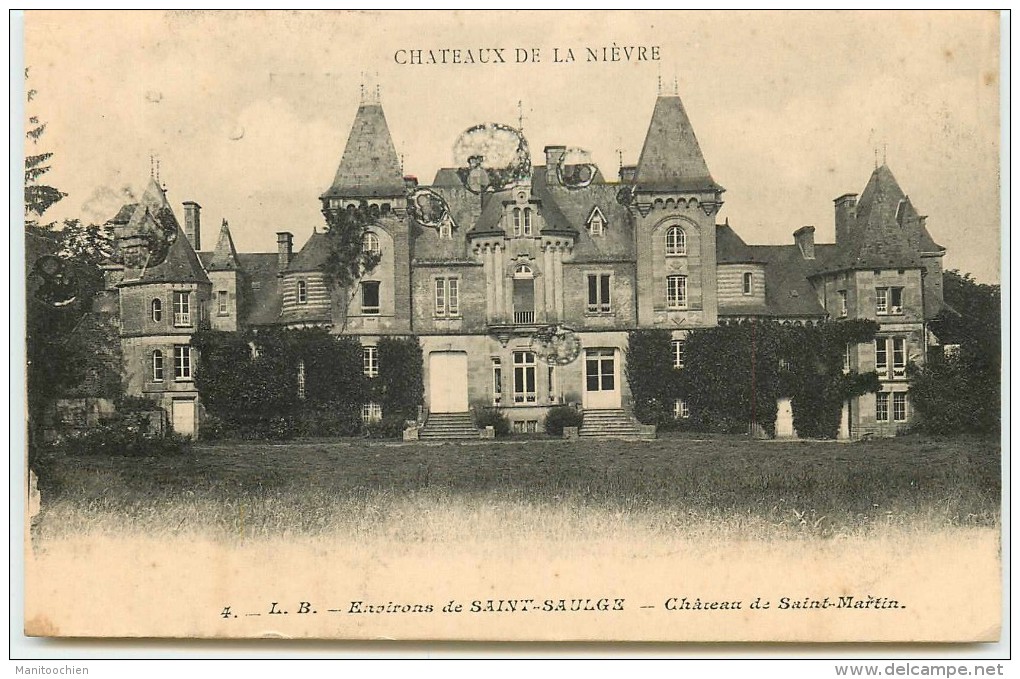 DEP 58 CHATEAU DE LA NIEVRE LOT DE 18 CARTES COLLECTION DES CHOCOLATS AIGUEBELLE