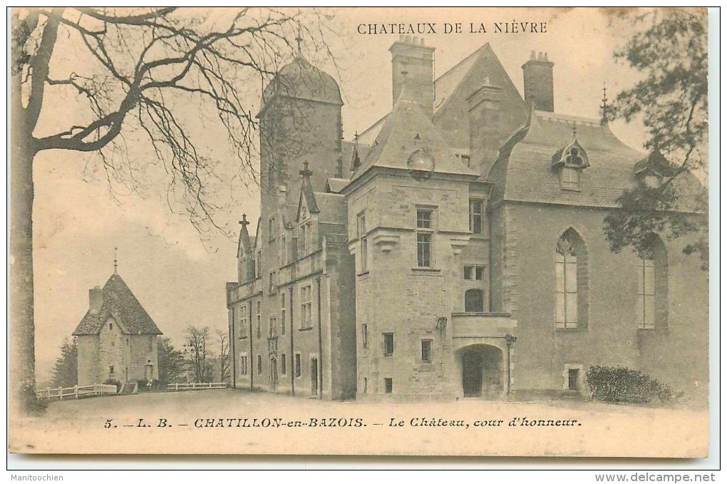 DEP 58 CHATEAU DE LA NIEVRE LOT DE 18 CARTES COLLECTION DES CHOCOLATS AIGUEBELLE