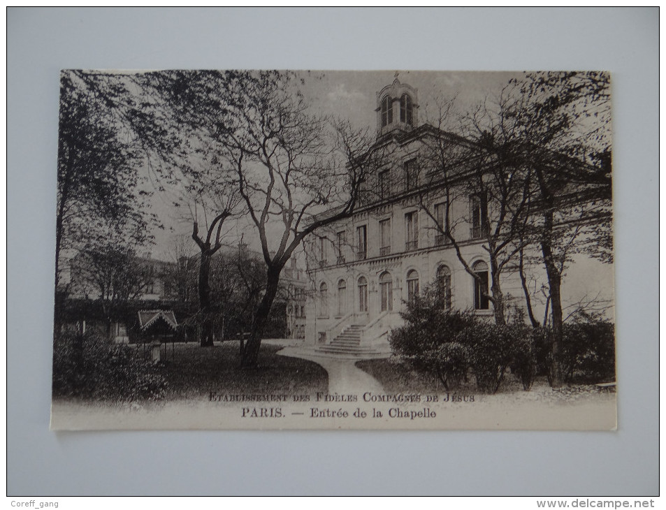 Etablissement Des Fidèles Compagnons De Jésus - Paris - Entrée De La Chapelle - Onderwijs, Scholen En Universiteiten