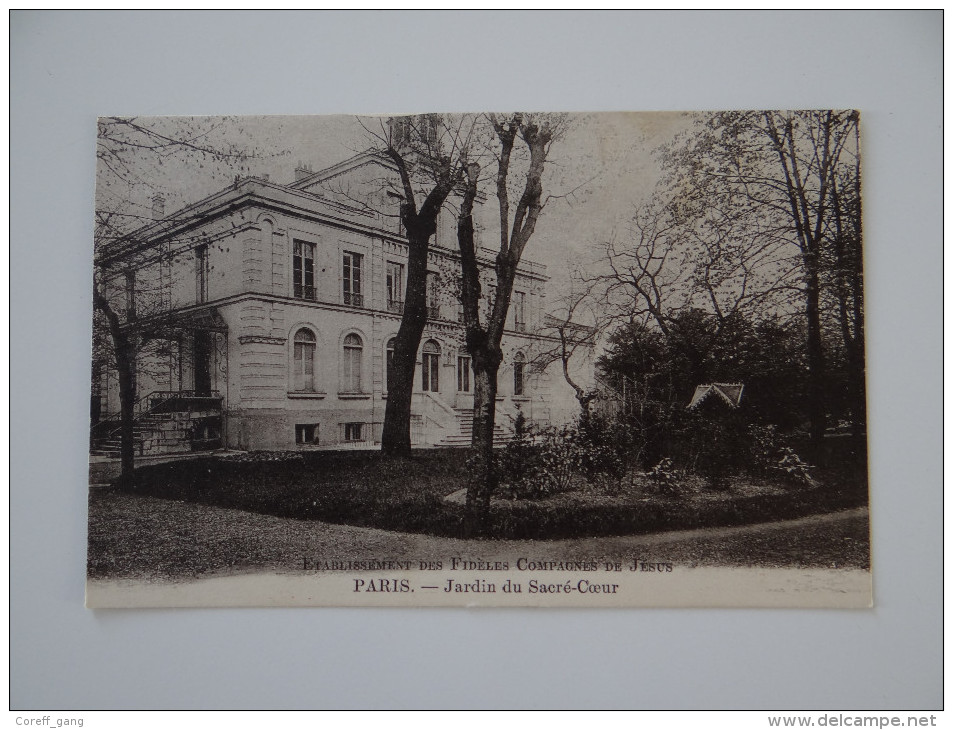 Etablissement Des Fidèles Compagnons De Jésus - Paris - Jardin Du Sacré-Coeur - Enseignement, Ecoles Et Universités