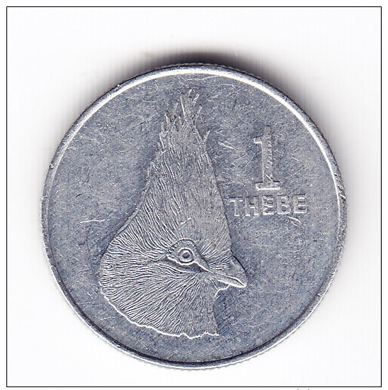 1991 Botswana 1 Thebe Coin - Botswana