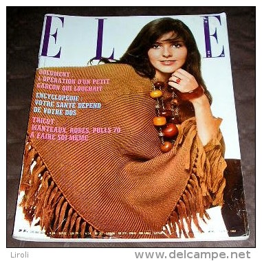 ELLE.  1969.  1249. TRICOTS. MANTEAUX. ROBES PULLS 70.  FERNANDEL - Fashion