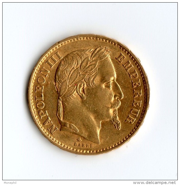 20 Francs OR 1869 A  Napoléon III - Autres & Non Classés