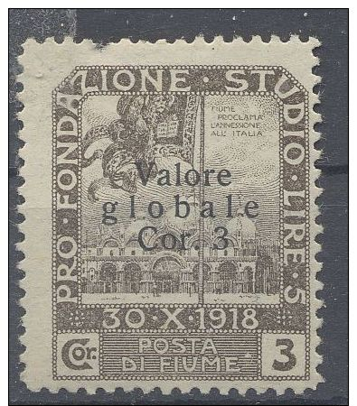 Fiume 1919 Valore Globale Cor 3 - Fiume