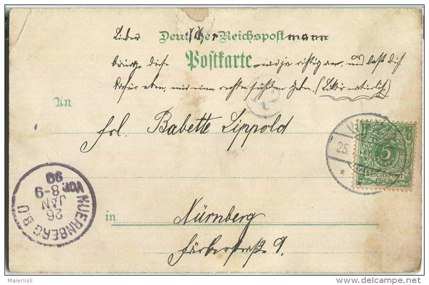 Wismar - Post - Hauptwache - Theater - Gel. 1899 - Verlag Reemt Eenboom Wismar - Wismar