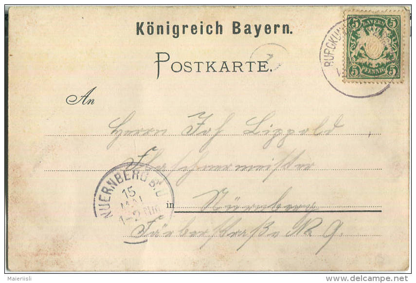 Lichtenfels - Banz - Gel. 1909 - Verlag Wolfrum & Hauptmann Nürnberg - Lichtenfels