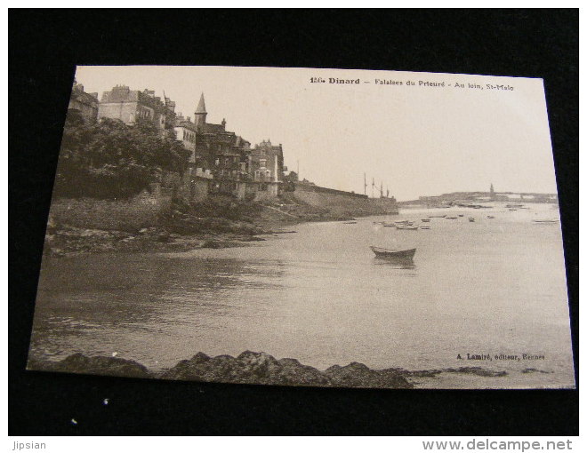 Cpa Du 35 Dinard  - Falaises Du Prieuré  Au Loin St Malo    No 156        DIN2 - Dinard