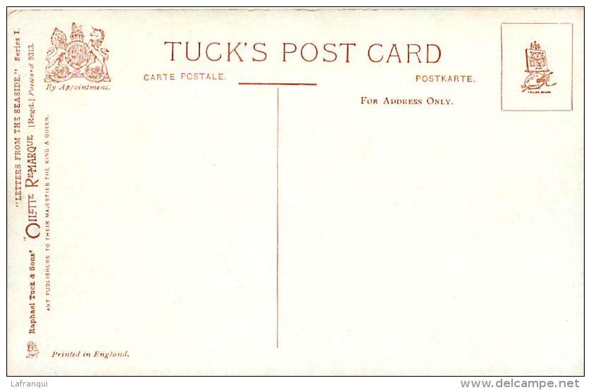 Ref K946- Illustrateur - Tuck -raphael -ollette Remarque-bord De Mer - Carte Bon Etat - Postcard In Good Condition - - Tuck, Raphael