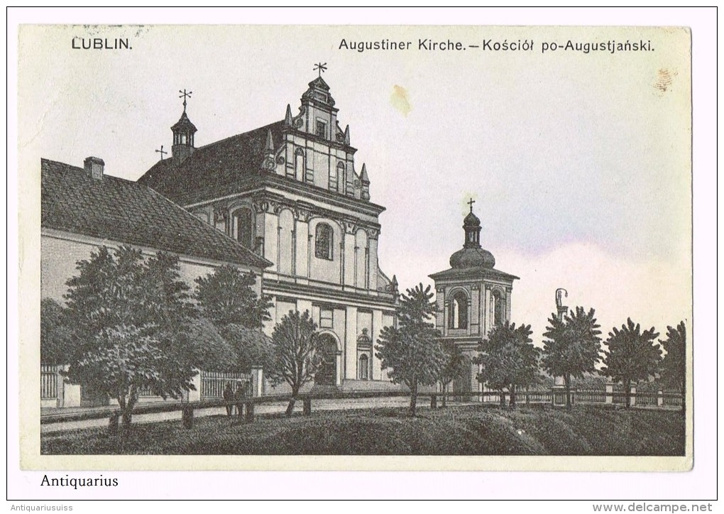 Lublin - Augustiner Kirche 1916 - Kosciol Po-Augustjanski - Pologne - Poland - Pologne