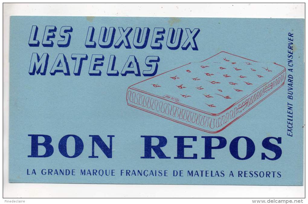 Buvard - Les Luxeux Matelas, Bon Repos - M