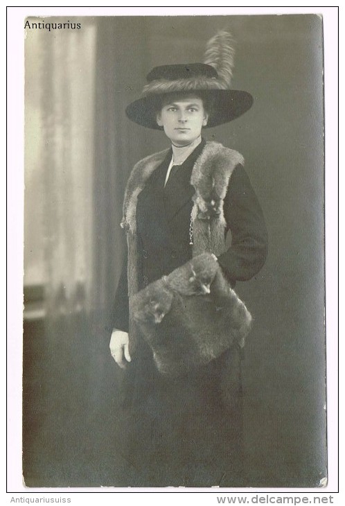 Photo Femme - Chapeau - Emil Haynn - Photogr. Atelier. Bromberg. - Mode