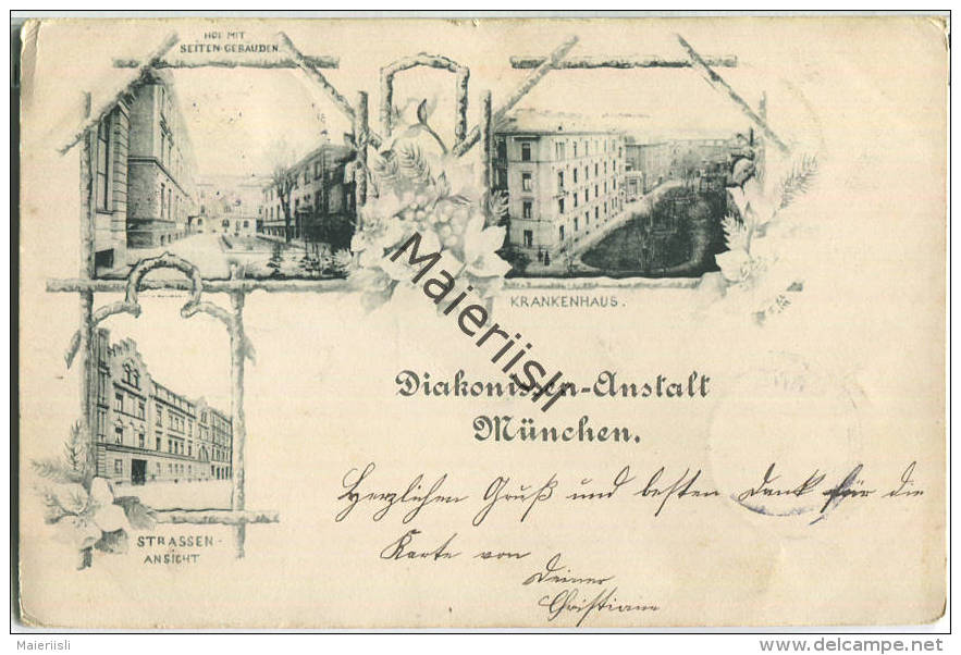 München - Diakonissen-Anstalt - Gel. 1899 - Kulmbach