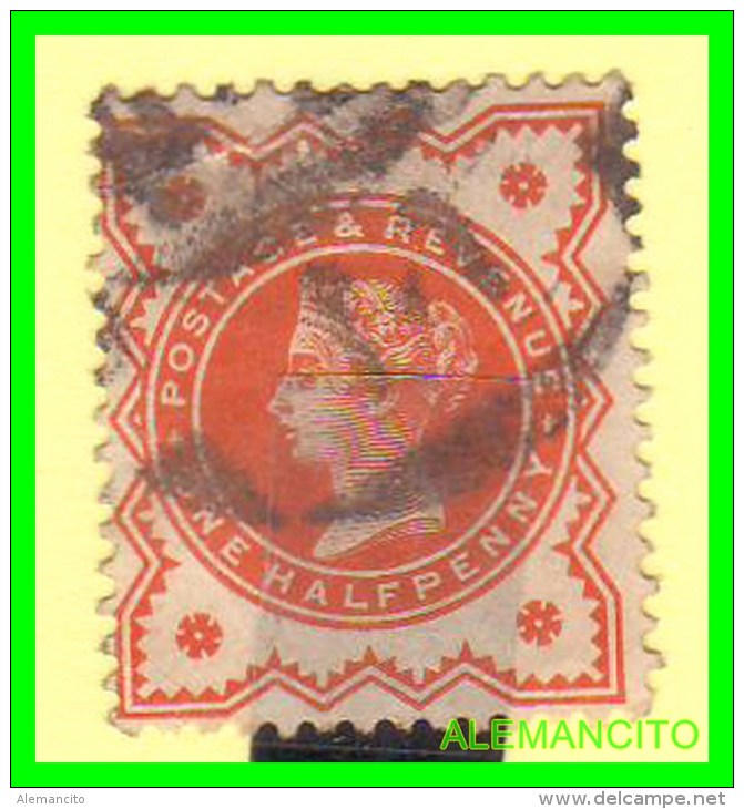 GRAN BRETAÑA  ( INGLATERRA )  SELLO  QUEEN VICTORIA  AÑO 1887 - Used Stamps