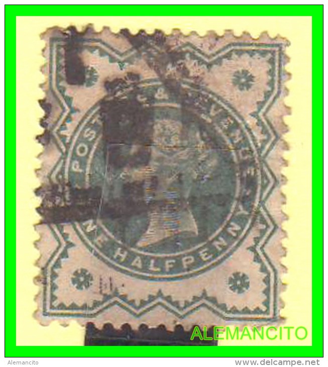 GRAN BRETAÑA  ( INGLATERRA )  SELLO  QUEEN VICTORIA  AÑO 1887 - Used Stamps