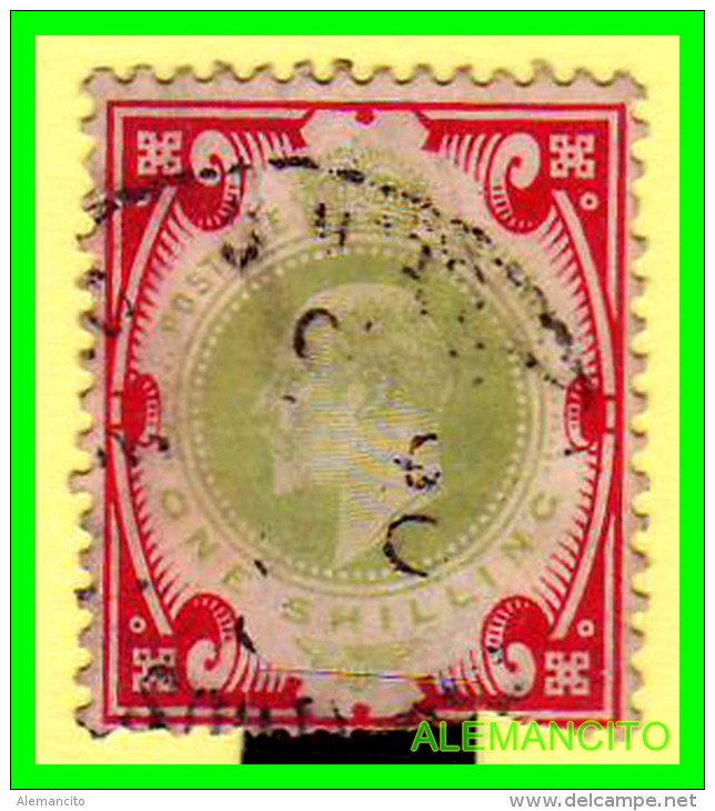 GRAN BRETAÑA  ( INGLATERRA )  SELLO  KING EDWARD VII  AÑO 1902 - Used Stamps