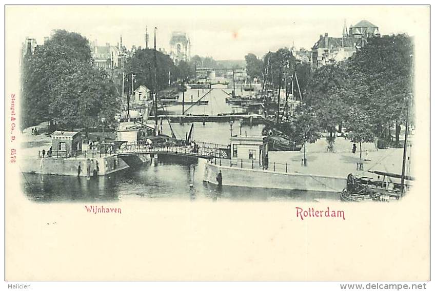 - Pays Divers - Ref -F874 - Pays Bas - Nederland - Rotterdam - Wijnhaven - Carte Bon Etat - - Rotterdam