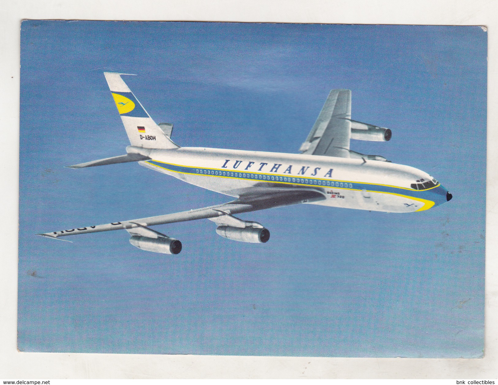 Germany Old Uncirculated Postcard  -  Aviation - Lufthansa - Boeing 720B - 1946-....: Era Moderna