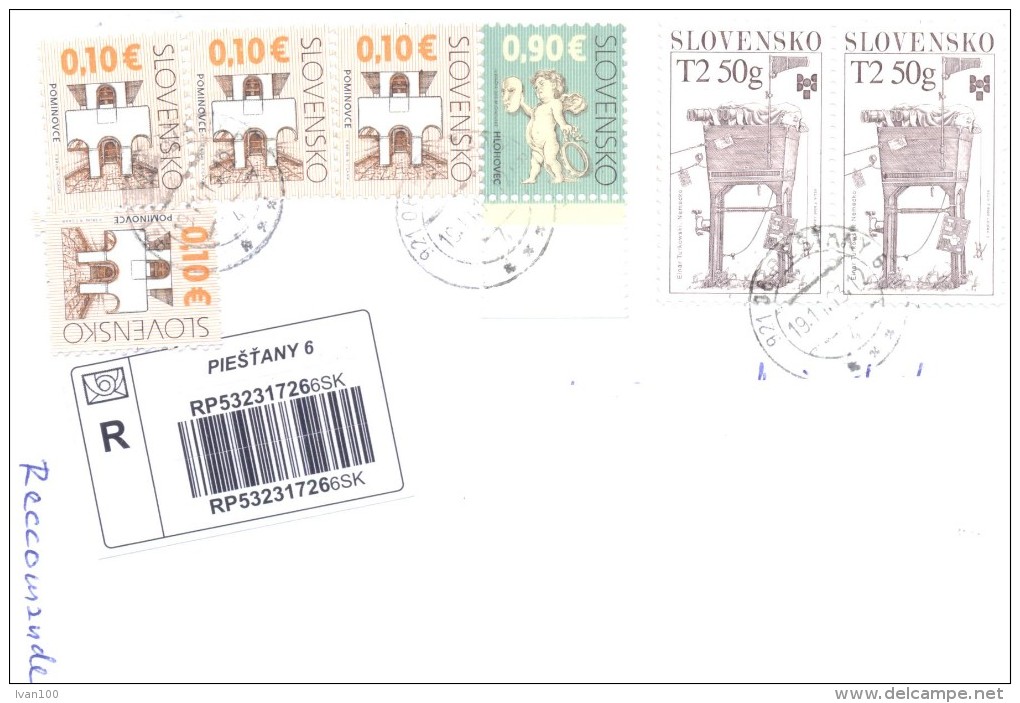 2013. Slovakia, The Letter By Registered  Post To Moldova - Covers & Documents