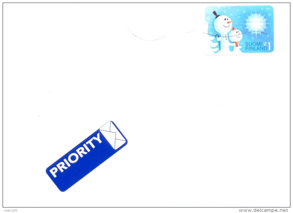 2014. Finland, The Letter By Prioritairi  Post To Moldova - Usados