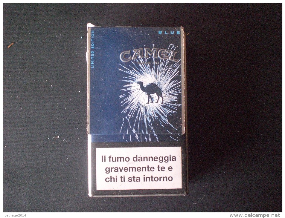 BOX SIGARETTE CAMEL ANNIVERSARIO VUOTO METALLICO CALAMITATO  DA COLLEZIONE EDIZIONE LIMITATA RARO !! - Empty Cigarettes Boxes