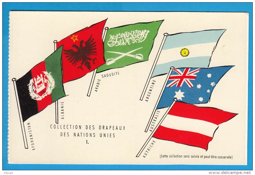 LOT De 8 CARTES  - Collection Des DRAPEAUX Des NATIONS UNIES - Edition U.P.S.A. => Voir Les SCANS Détaillés à La Suite - 5 - 99 Cartoline