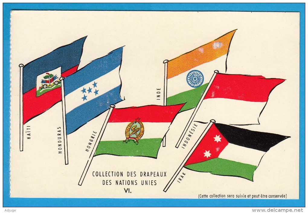 LOT De 8 CARTES  - Collection Des DRAPEAUX Des NATIONS UNIES - Edition U.P.S.A. => Voir Les SCANS Détaillés à La Suite - 5 - 99 Cartoline