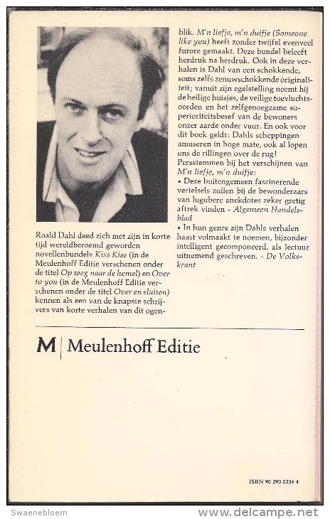 NL.- Boek. Roald Dahl. - M'n Liefje, M'n Duifje. Vertaling Hans Edinga. 2 Scans - Oud