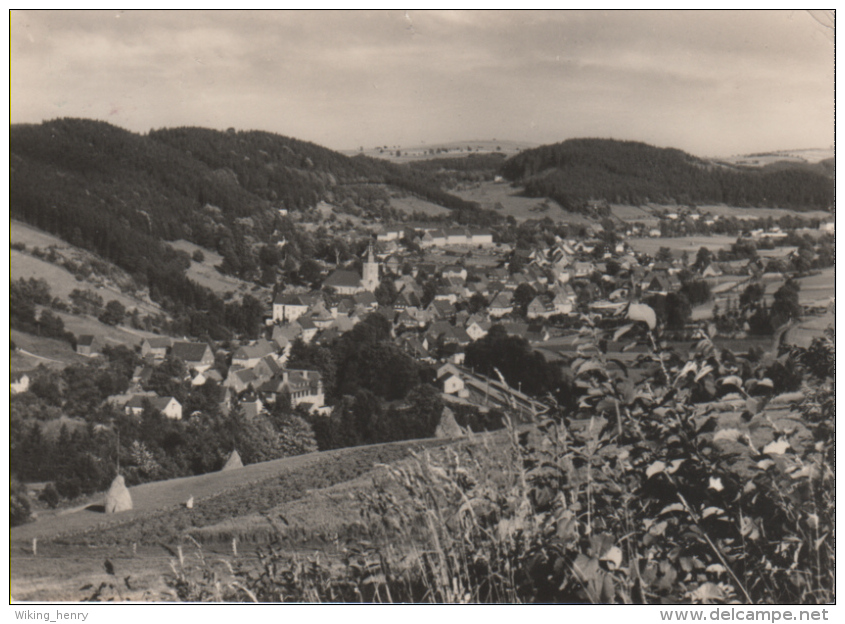 Altenberg Geising - S/w Ortsansicht 2 - Geising