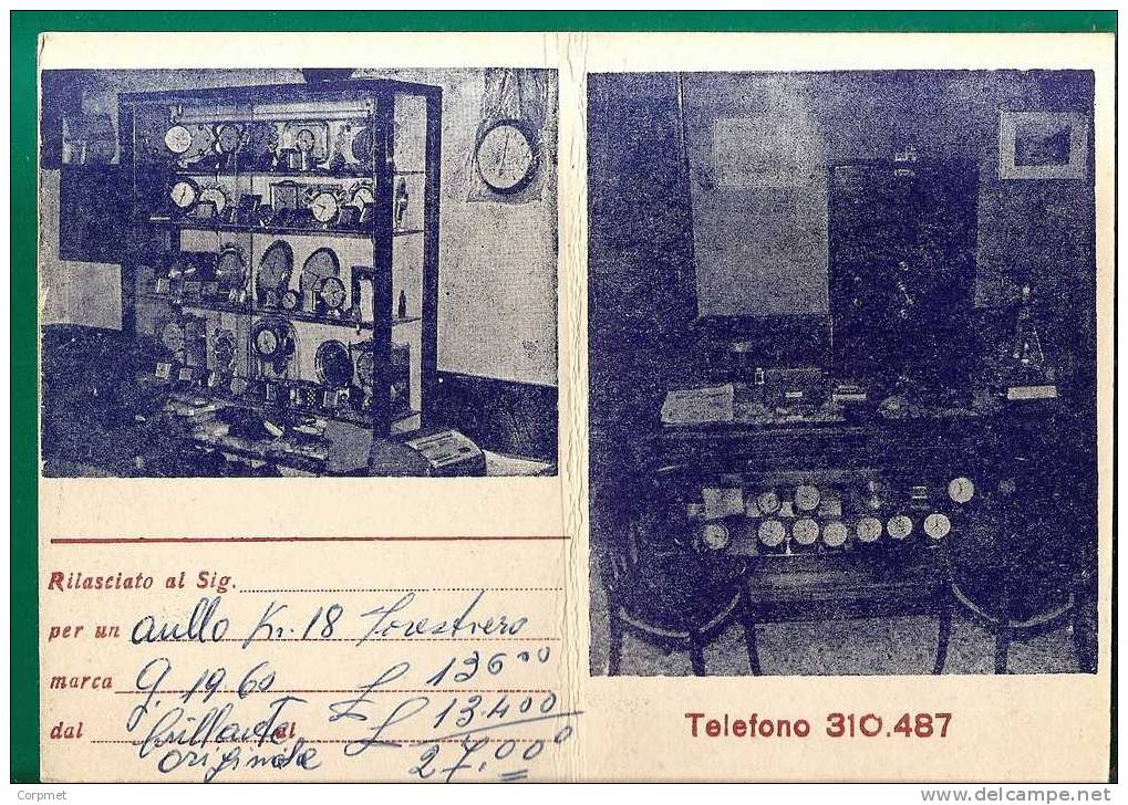 JEWELS & CLOCKS - PAGANO Napoli Oreficeria E Gioielleria - Concessionario ASTROLUX - PHILIP And PHIGIED ADVERTISEMENT - Other & Unclassified