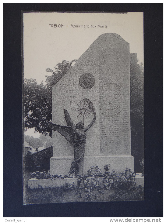 TRELON - Monument Aux Morts WW1 - PUB Lucien KNIDLER & Cie - Autres & Non Classés