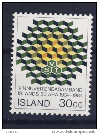 ISLANDE 1984 PATRONAT  Yvert: 574 NEUF MNH** - Unused Stamps