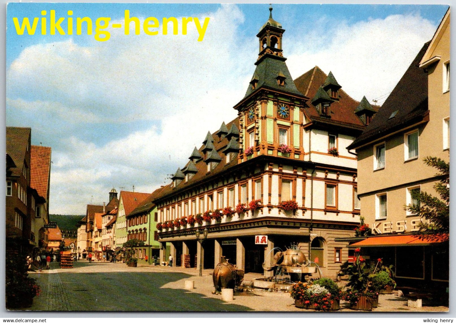 Geislingen An Der Steige - Fußgängerzone In Der Hauptstraße - Mit Apotheke - Selten - Geislingen