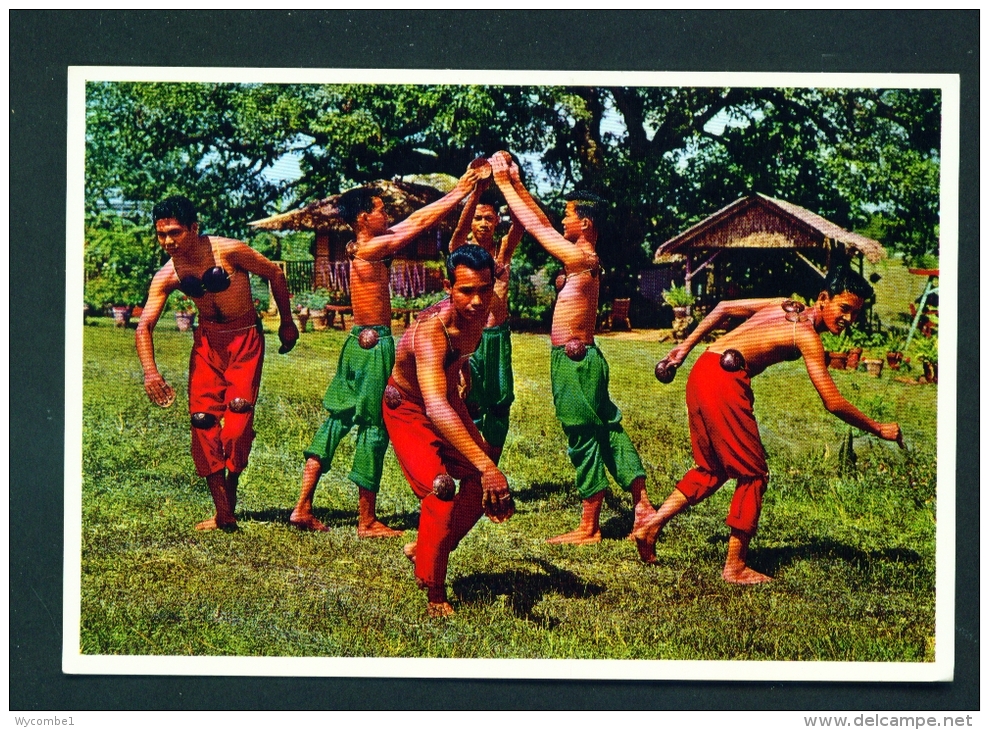 PHILIPPINES  -  Maglalatik  Native Dance  Unused Postcard - Philippines