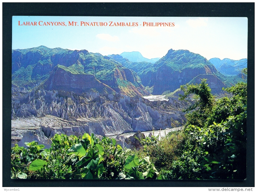 PHILIPPINES  -  Zambales  Lahar Canyons  Unused Postcard - Philippines